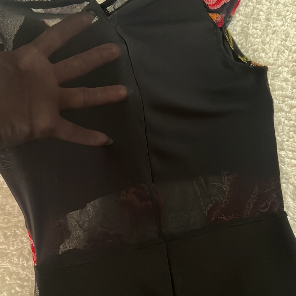 Agaci Floral Embroidered Bodycon | Size Small - Picture 3 of 5
